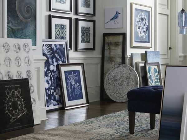 Wall Decor with pictures and art