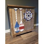 Nautical Themed Accent Cabinet