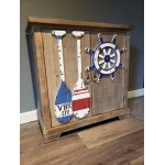 Nautical Themed Accent Cabinet