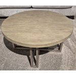 3 Piece Table Set: Round Cocktail, Rectangular End & Round End Table - Image 2