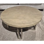3 Piece Table Set: Round Cocktail, Rectangular End & Round End Table - Image 2