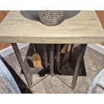 3 Piece Table Set: Round Cocktail, Rectangular End & Round End Table - Image 4