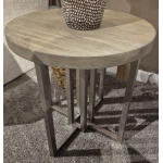 3 Piece Table Set: Round Cocktail, Rectangular End & Round End Table - Image 5