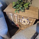 Nautical Themed Accent Cabinet - Image 3
