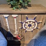 Nautical Themed Accent Cabinet - Image 2