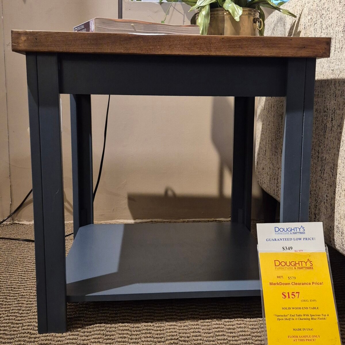 "Nantucket" Solid Wood End Table - Image 1