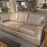 2 Piece Set: Nailhead Trimmed 100% All Top Grain Leather Sofa & Chair - Image 3