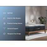 Helix Sunset Luxe Mattress with ErgoAlign Layer & GlacioTex Cooling Cover - Image 3