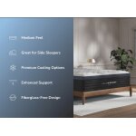 Helix Midnight Luxe Mattress with GlacioTex Cooling Cover - Image 3