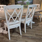 7 Piece Set: Double Pedestal Table & 6 Chairs - Image 2
