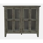Rustic Shores 4 Door Accent Cabinet