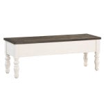 Joanna Two Tone Storage Bench