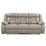 Tyson Sofa, Manual Reclining, Drop-down Console And Power Strip, Glider - Image 8
