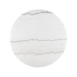 Conrad 5-piece 48″ Round White Marble Dining Set With Black Base - Image 16