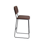 Tribeca 24″ Commercial Grade Counter Stool, Cordovan Vegan Leather - Image 6