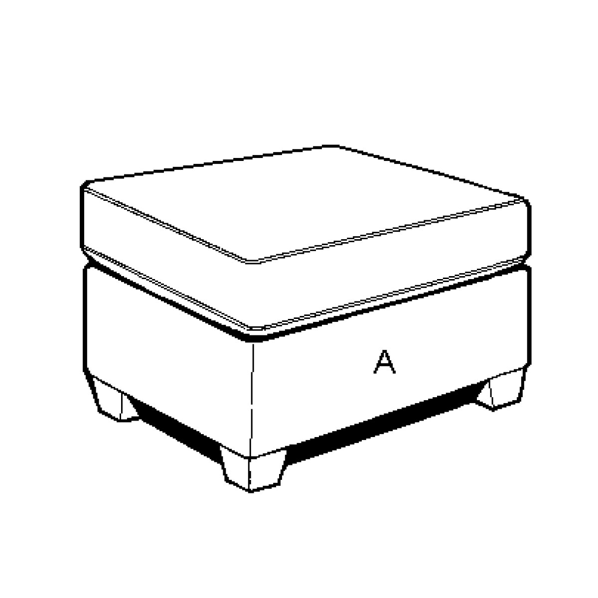 036fe9cf7d47ae3191931ffea4f34fea 2401 Ottoman - Image 1