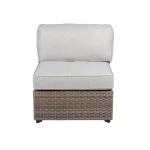 Tamyra Resin Wicker Patio Armless Chairs - Image 6
