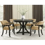 Rylie Captains Chair, Black Finish With Sand Vegan Leather - Image 11