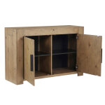 Aubrey Waxed Driftwood 7-piece 78-96″ Dining Set - Image 12