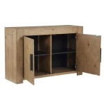 Aubrey Waxed Driftwood 7-piece 78-96″ Dining Set - Image 11