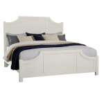 Maple Road Two-tone King Scalloped Bed