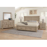 Cool Rustic Mansion Bed with footboard storage - Image 5