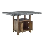 Grayson 6-piece Marble Top Counter Storage Dining Set - Image 8