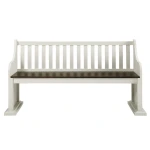 Joanna 6 Piece Bench Dining Set(table, Bench With Back & 4 Side Chairs) - Image 5
