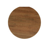 Crafted Cherry Dining by Ben & Erin Napier 60 inch ROUND TABLE w/ Metal Base - Image 7