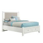 Bonanza UPHOLSTERED STORAGE BED - GREY