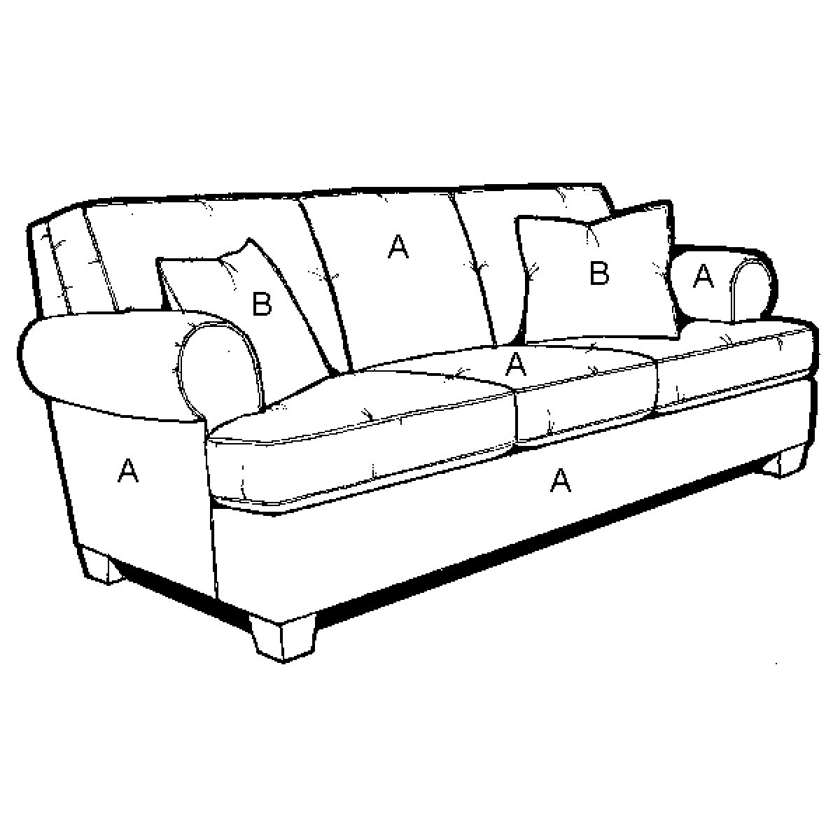 0904af797bffcf5af2c49285fa972221 2285 Sofa - Image 1