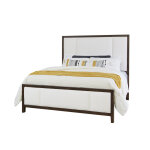 Crafted Cherry By Ben & Erin Napier Cal King Upholstered Bed-white Fab