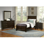 Bonanza Twin Mansion Bed - Merlo Finish - Image 3