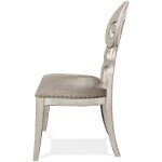Scroll Uph Side Chair 2in - Image 4