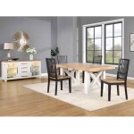 Magnolia 7-piece 72-108-inch Dining Set(table & 6 Side Chairs) - Image 5