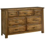 Maple Road Triple Dresser - 7 Drwr