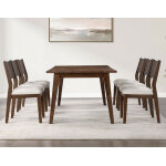 Canton 5-piece 72″ Side Chair Dining Set - Image 4