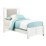 Bonanza TWIN UPHOLSTERED BED 3/3 - LINEN