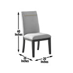 Yves Performance Side Chair, Grey - Image 7