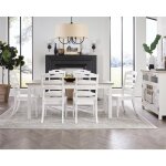 Rect Leg Dining Table - Image 6