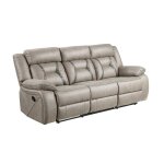 Tyson Sofa, Manual Reclining, Drop-down Console And Power Strip, Glider