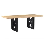 Magnolia 80-96-inch Counter Table W/18-inch Leaf, Black Base - Image 3
