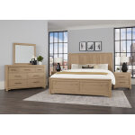 Crafted Cherry Bedroom by Ben & Erin Napier Ben's Six Panel Bed - Image 3