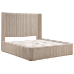 Henry Reeded Queen 4-piece Bedroom Set, Tan Finish - Image 26