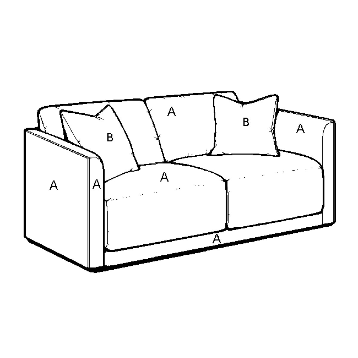 132aa7ac9e34534c1018ce1f6419de50 2115-02 Loveseat - Image 1