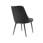 Colfax, Black Leatherette Side Chair - Image 11