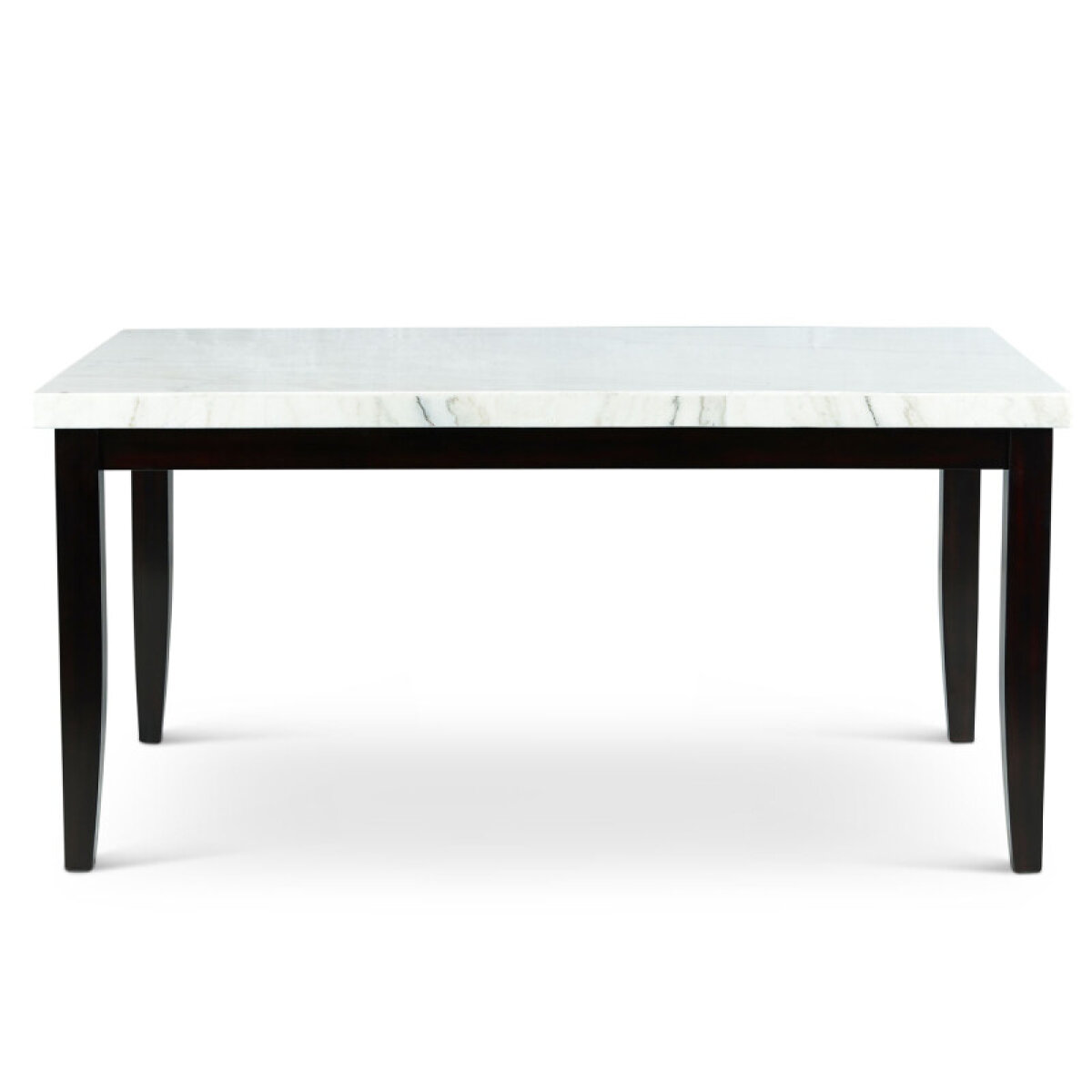 Westby White Marble Top Dining Table – Doughty's Furniture & Mattress ...