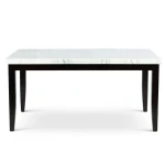 Westby White Marble Top Dining Table - Image 3