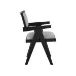 Magnolia Arm Chair, Black - Image 6