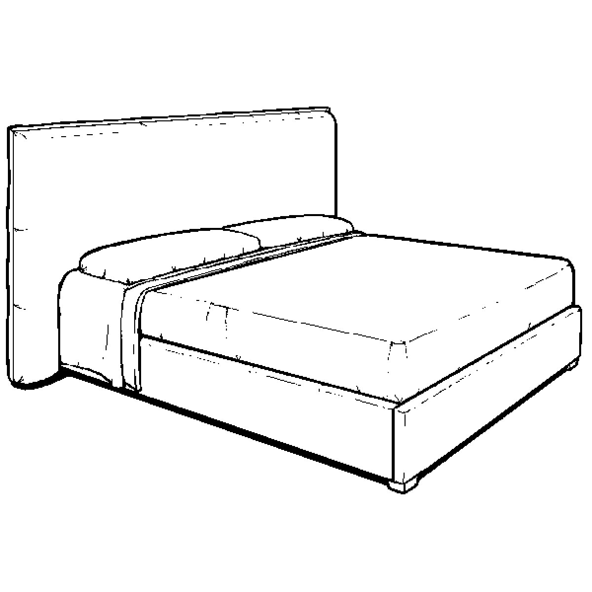 144c53cc87530f414840d00d7cfc4d62 HBF260K Fabric HeadBoard - Image 1